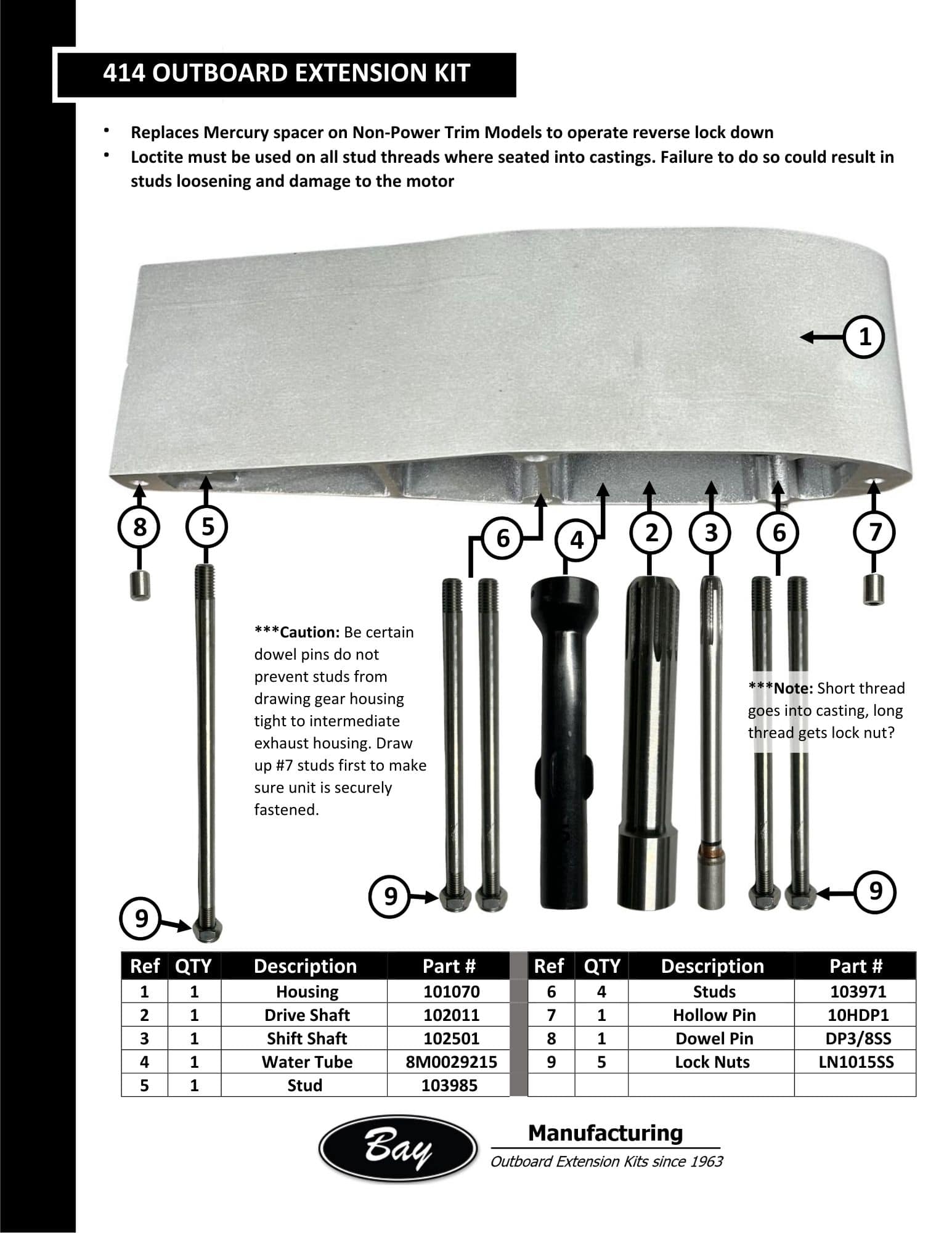 Gruppo Power Trim Aftermarket Per Mercury 30-60 HP – Sostituzione 8M0055011 893517T01